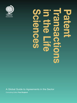 cover image of Patent Transactions in the Life Sciences